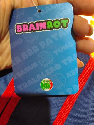 Mochila Infantil Brainrot Toikido Azul y Roja