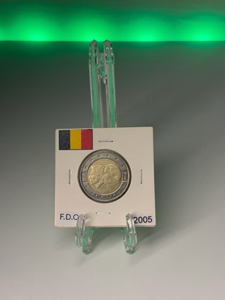 2 Euro Belgio Commemorativo 2005