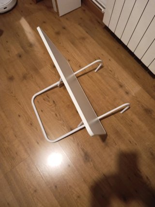 Mesa plegable balcón Ikea blanca