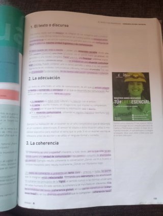 Lengua castellana y literatura 1, Le Bachillerato