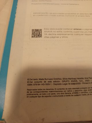 Lote de 4°EP Anaya:Lengua, Mates y Conocimiento