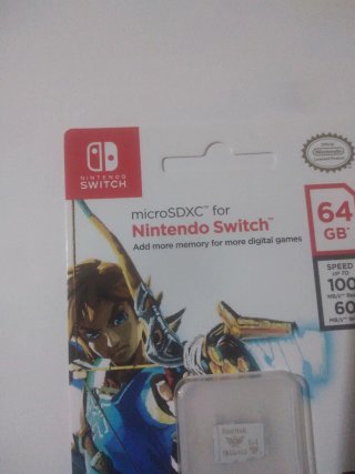SanDisk microSDXC 64Gb, Nintendo Switch.