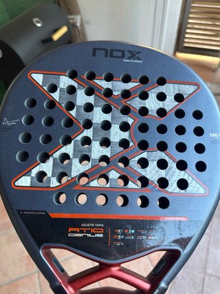 Pala NOX AT10 Genius 18K Agustín Tapia