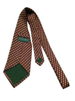Cravatta ST. George Milano 100% Seta Geometrica