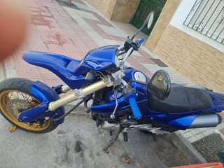 Moto Azul Off-Road