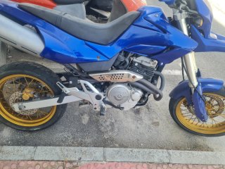 Moto Azul Off-Road