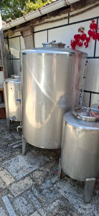 Bidones de acero inoxidable para vino