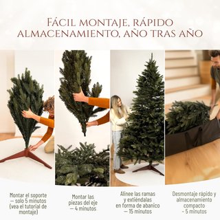 Árbol de Navidad Artificial Ultra Realista 250 cm