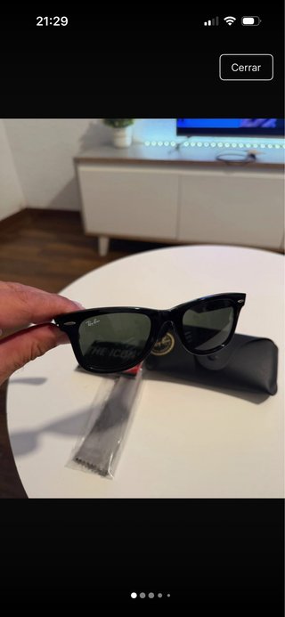 Gafas de Sol Ray-Ban Wayfarer Negras