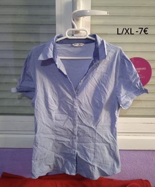 Camisas y blusas manga corta para mujer