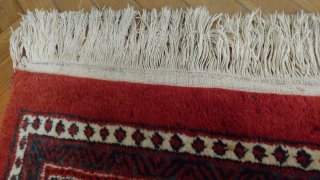 Alfombra tipo Persa Roja Lana