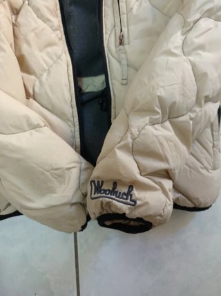 Giubbino Woolrich S Beige/Grigio Nuovo