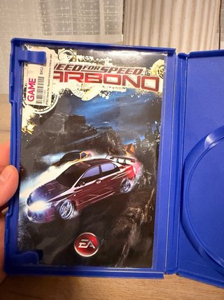 Carátula y manual Need for Speed Carbono PS2