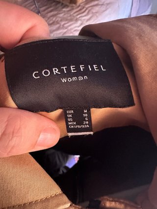 Gabardina Cortefiel Mujer Beige