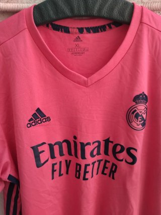 Camiseta Real Madrid Adidas XL Rosa