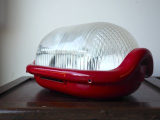 Lampada Flos Noce Achille Castiglioni Rossa