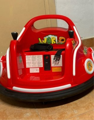 Coche Eléctrico Infantil Rojo y Azul Coche de choq