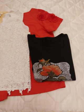 Lote Ropa Mujer 2 blusas 3 camisetas T. M