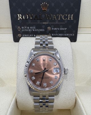 Rolex Datejust 31 ref. 68274 Diamantes