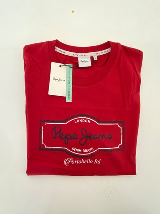 Camiseta Pepe Jeans Talla S Roja Nueva