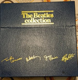 Caja azul Beatles Discos Sin Estrenar b13 1987