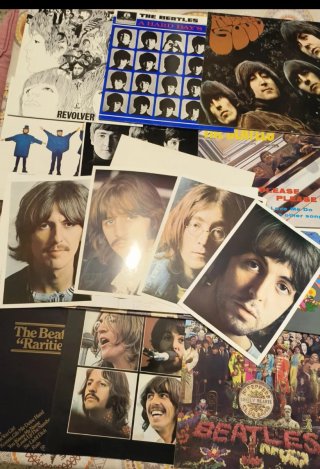 Caja azul Beatles Discos Sin Estrenar b13 1987