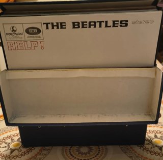 Caja azul Beatles Discos Sin Estrenar b13 1987