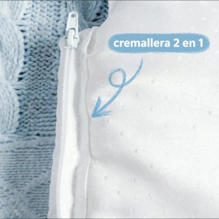 Saco Bebé 2 en 1: Colchoneta silla + Colcha capazo