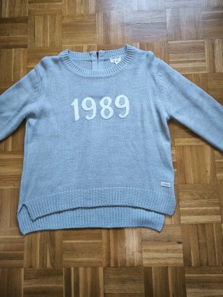 Greencoast Grey Knit Sweater 1989 – Vintage Cas