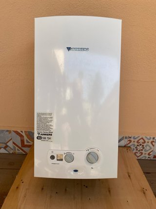 Termo Junkers Gas Automático Blanco