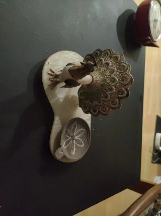 Cenicero/Vaciabolsillos Vintage Pavo