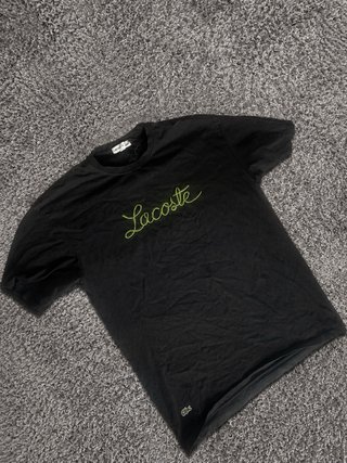 Camiseta Lacoste Negra