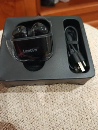 Auriculares Bluetooth Lenovo Negros
