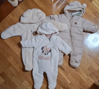 Conjunto 3 Buzos Bebé Peluche