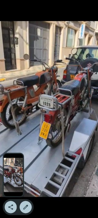 Se venden 2 Motobécane Campera Naranja/Roja