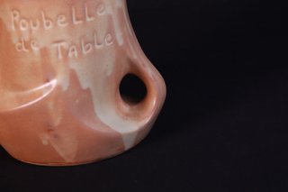 Cerámica Francesa Poubelle de Table