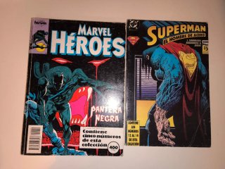 Comics clásicos retapados a 4€ cada uno.