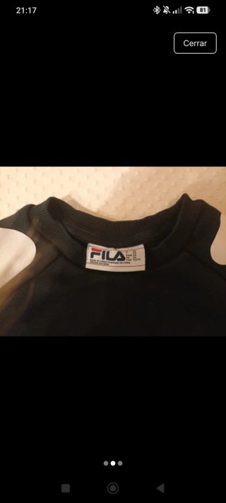 Sudadera Fila Negra