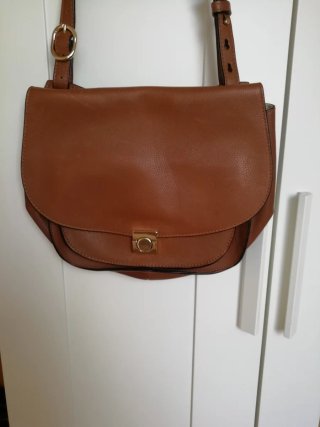 Bolso bandolera piel Massimo Dutti