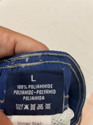 Costume uomo blu e bianco