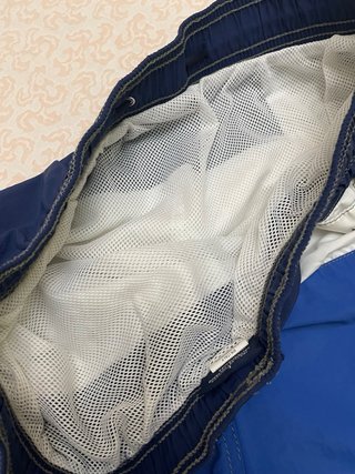 Costume uomo blu e bianco