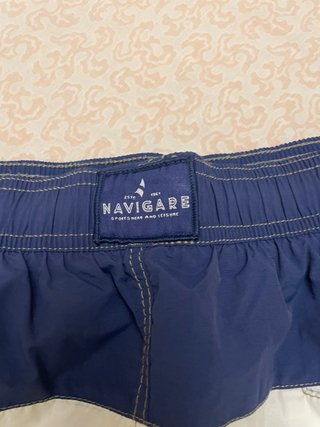 Costume uomo blu e bianco