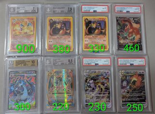 Cartas Pokémon Graduadas PSA Beckett TAG ARS CGC