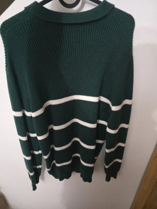 Jersey OBM rayas verde y blanco talla M