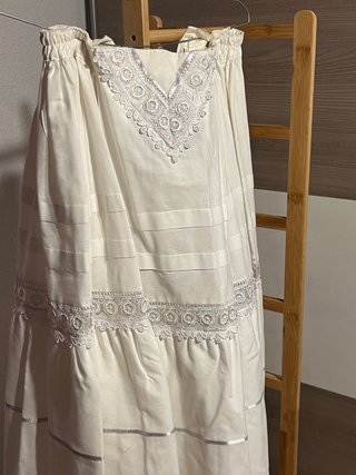 Traje de Fallera Rojo y Dorado