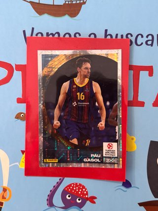 Cromo Pau Gasol Panini EuroLeague 20-21