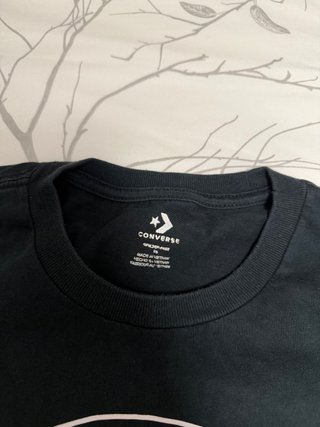 Camiseta Converse Negra Talla XS