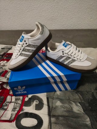 Adidas Samba Plateado Talla 38