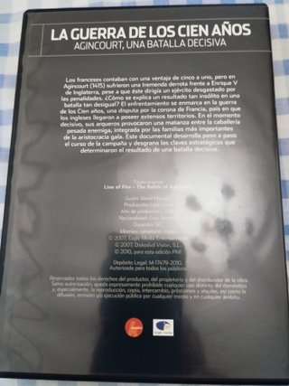 DVD La Guerra de los Cien Años: Agincourt
