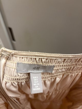 Vestido largo H&M beige